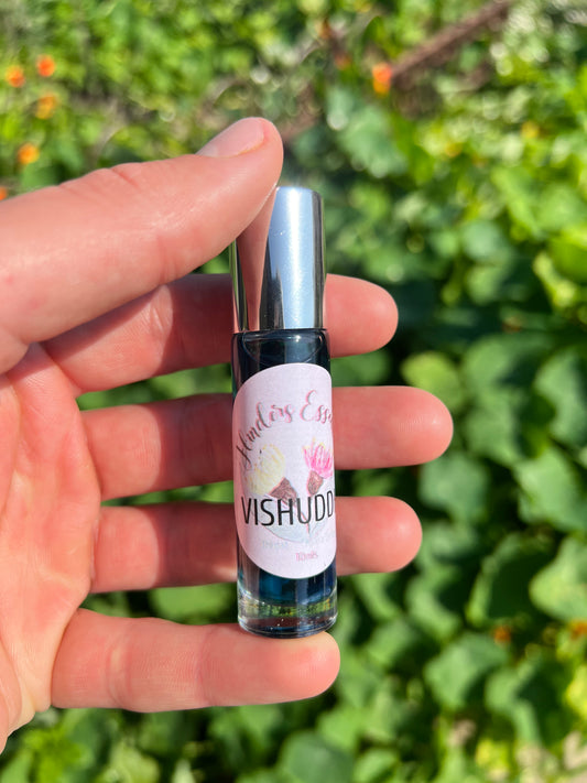 Throat Chakra Essential Oil Roller (Vishuddhi)